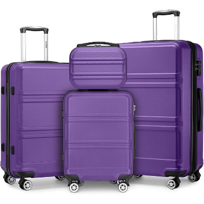 Wooakway Luggage Sets Expandable(only 28") 20in 24in 28in 12in