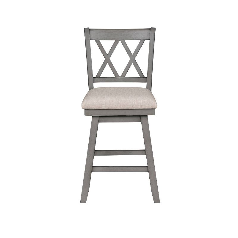 24" Brookline Xx Back Swivel Counter Stool - Home 2 Office, 4 of 9