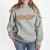 Simply Sage Market Women's Graphic Hoodie Retro Thankful - 2 of 3