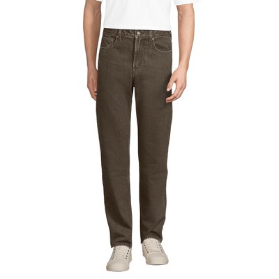 Lands' End Men's Stretch Comfort Waist Classic Fit Flannel Lined Jean