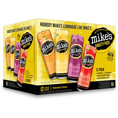 Mike's Hard Freeze Variety Pack - 12pk/12 Fl Oz Can : Target