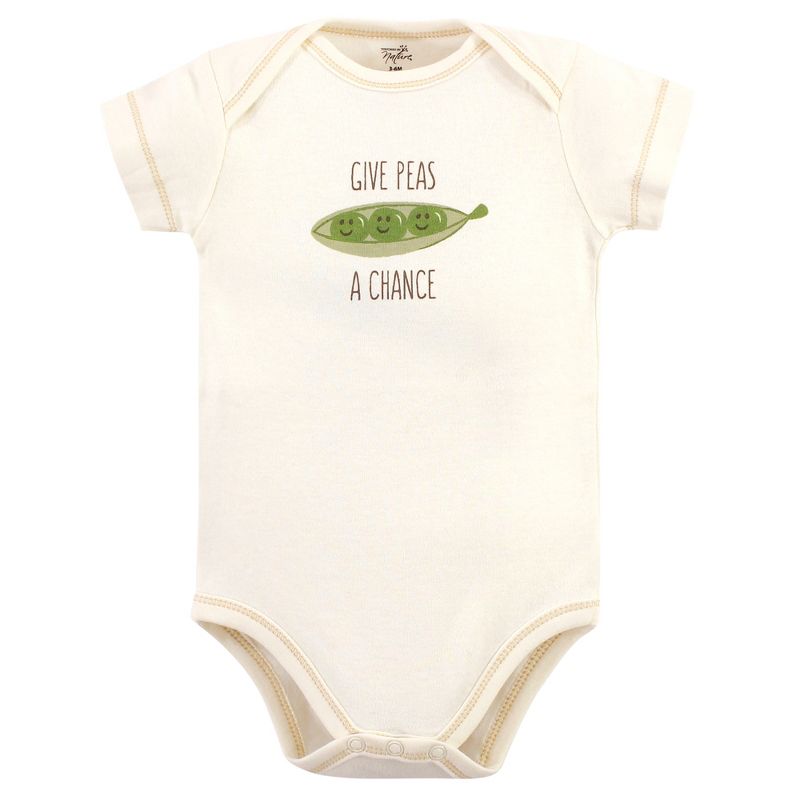 Touched by Nature Organic Cotton Bodysuits 5pk, Corn, 4 of 8