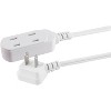 Philips 15' 3-Outlet Polarized Extension Cord Indoor White - 3 of 4