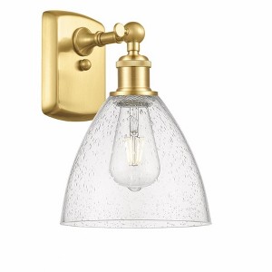 Bristol Glass - 1 Light Wall Sconce In Industrial Style-11.25 Inches Tall and 8 Inches Wide - 1 of 1