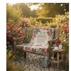 50 × 60inch  in Serenity Tapestry Throw Blanket – 100% Cotton by Manual Woodworkers and Weavers - 3 of 3