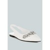 Adhara Diamante Embellished Flat Women Sandals - 2 of 4