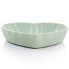 Martha Stewart 11in Heart Shaped Stoneware Cake Pan in Mint - 3 of 4