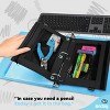 Enday Double Zipper Binder Pencil Pouch - 3 of 4