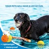 Dog Balls Vibrant Dog Toy Balls Bouncy Tennis Balls Durable for Aggressive Chewers Fetch Game Balls for Large Medium Small Dogs Lightweight Water Toys - 4 of 4