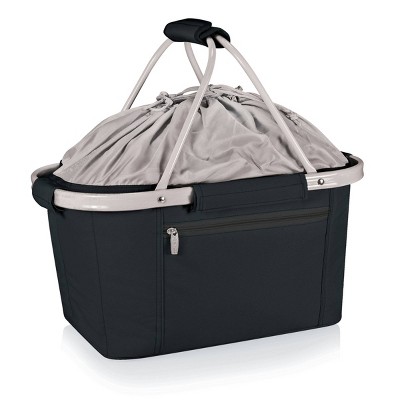 Picnic Time Metro Collapsible Basket - Black