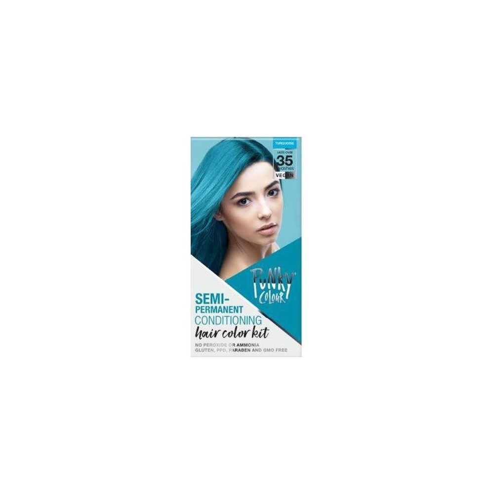 Punky Colour Semi-Permanent Hair Color Kit - Turquoise - 3.5 fl oz