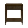 NicBex Nightstand with 1 Drawer,Bedside Table with Solid Wood Frame and Wood Legs,Modern Side Table for Bedroom,Living Room - 4 of 4