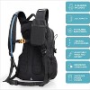22L Hiking Backpack with Water Bladder - Water Backpack for Hiking with Waterproof Zippers, Phone & Pole Holders - 2 of 4
