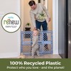 Toddleroo by North States Renew 100% Recycled Plastic Baby Gate 26"-42" - Slate Blue - 3 of 4