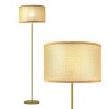 Brightech Zion Mid-Century (Includes LED Light Bulb) Floor Lamp Antiqued Brass - 2 of 4