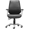 Zuo Enterprise Low Back Office Chair Black - 4 of 4