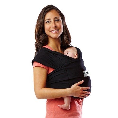 Baby K'tan ORIGINAL Baby Carrier, Black, Extra Small, Size: XS