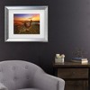 Trademark Fine Art - Piotr Krol Bloody Sunset Matted Framed Art - 2 of 4