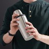 Viski Alchemi Vacuum Insulated Cocktail Shaker - Stainless Steel Double Walled Shaker with Citrus Reamer, Cap, Strainer - 18Oz 3-Piece Bar Set, Silver - 3 of 4