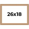 PosterPalooza | Weathered Yellow Picture Frame - UV Acrylic, Backing Board, Hanging Hardware Included - 2 of 4