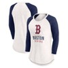 MLB Boston Red Sox Women's White 3/4 Sleeve Fashion T-Shirt - 3 of 3