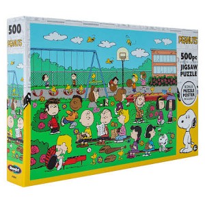 RoseArt - Peanuts Playground - 500 Piece Jigsaw Puzzle - 1 of 4