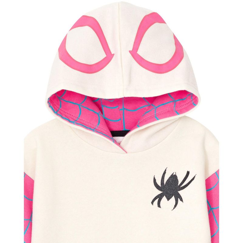 Marvel Spider-Man Spider-Gwen Ghost Spider Girls Fleece Skater Dress Toddler to Big Kid, 5 of 9