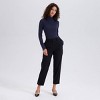 Women's Long Sleeve Mock Neck Rib-Knit Top - A New Day™ - 3 of 3