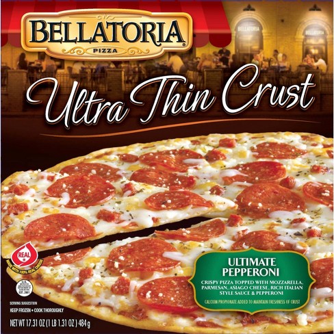 Bellatoria Ultra Thin Crust Ultimate Pepperoni Frozen Pizza - 17.3oz - image 1 of 3