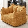 ORRD Chenille Square Bean Bag Chair, Large Lounger with Handle & Armrests for Adults, Gaming & Reading Sofa for Living Room - 4 of 4