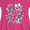 Girls' - LOL Surprise! - BFFS 4 EVA Fit & Flair Cap Sleeve Dress - 2 of 3
