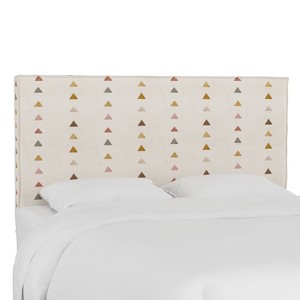 Skyline Furniture French Seam Slipcover Headboard Peak Mustard - 1 of 4