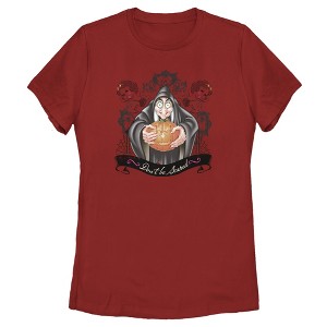 Women's Snow White and the Seven Dwarves Evil Queen Pumpkin T-Shirt - 1 of 4