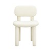 Elise Performance Velvet Dining Chair Ivory - 3 of 4