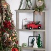 Northlight Solid Christmas Tree with Star Decoration - 10.75" - Dark Green - 3 of 4