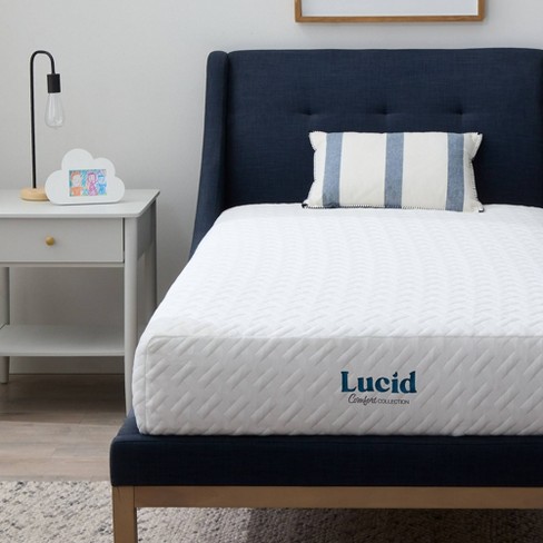 LUCID Comfort Collection Firm 10-inch Gel Memory Foam Mattress