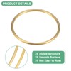 Unique Bargains Metal Electroplated Durable Multipurpose Craft Hoop 6 Pcs - 2 of 4