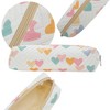 Unique Bargains Heart Print Pencil Case for Office Organizer - 3 of 4