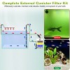 iMountek"3-Stage External Canister Filter for Aquarium, 600L/H Flow Rate, Silent, Easy Installation, 6W"Grey - 2 of 4