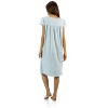 Casual Nights Women's Lace Short Sleeve Nightgown - 3 of 4