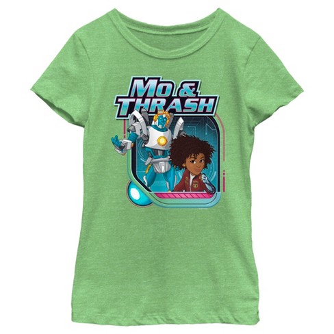 Girl's Transformers: EarthSpark Mo and Thrash T-Shirt - image 1 of 4