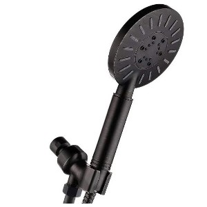 High Pressure Handheld Shower Head with Hose and Adjustable Shower Arm Mount, Oil Rubbed Bronze - 1 of 4