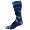Crazy Dog T-Shirts Men's Dinosaur Socks Funny Jurassic Prehistoric T-Rex Dino Lover Novelty Footwear - 3 of 4