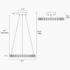 LNC Deslumbrante Modern Luxury Circle Integrated LED Crystal Chandelier,Polished Gold,20in/25.6in - 3 of 4