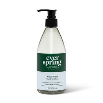 Unscented Liquid Hand Soap - 12 fl oz - Everspring™