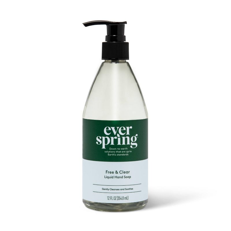 Unscented Liquid Hand Soap - 12 fl oz - Everspring&#8482;, 1 of 8