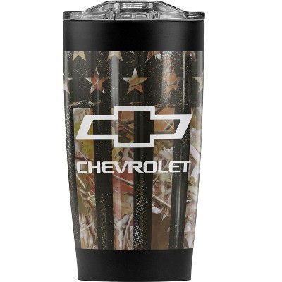Chevy Chevy Flag Logo Steel Tumbler 20oz Coffee Travel Mug