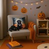 Tramull Puppy Halloween Throw Pillow, 14x14 Inch Machine Washable Indoor Outdoor Decorative Pillow - 3 of 4