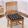 The Lakeside Collection Dancing Skeleton Chair Pad with Ties - 2 of 2