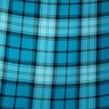 deep teal plaid